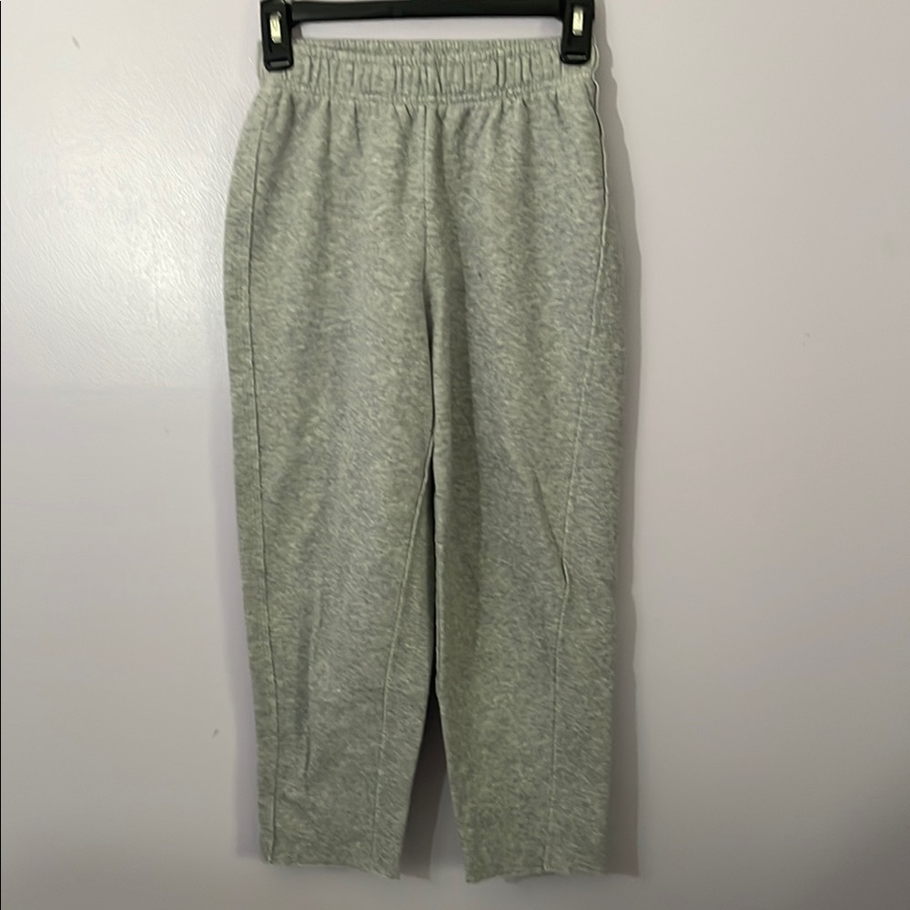 Gray Capri Jogger Pants